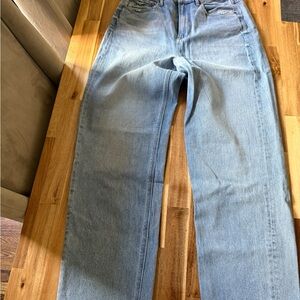 American Eagle Outfitters Light Blue Straight Leg Jeans